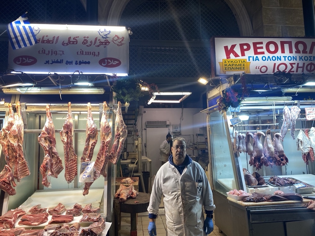 Egyptian Butcher Builds Trust in Athens for 30 Years