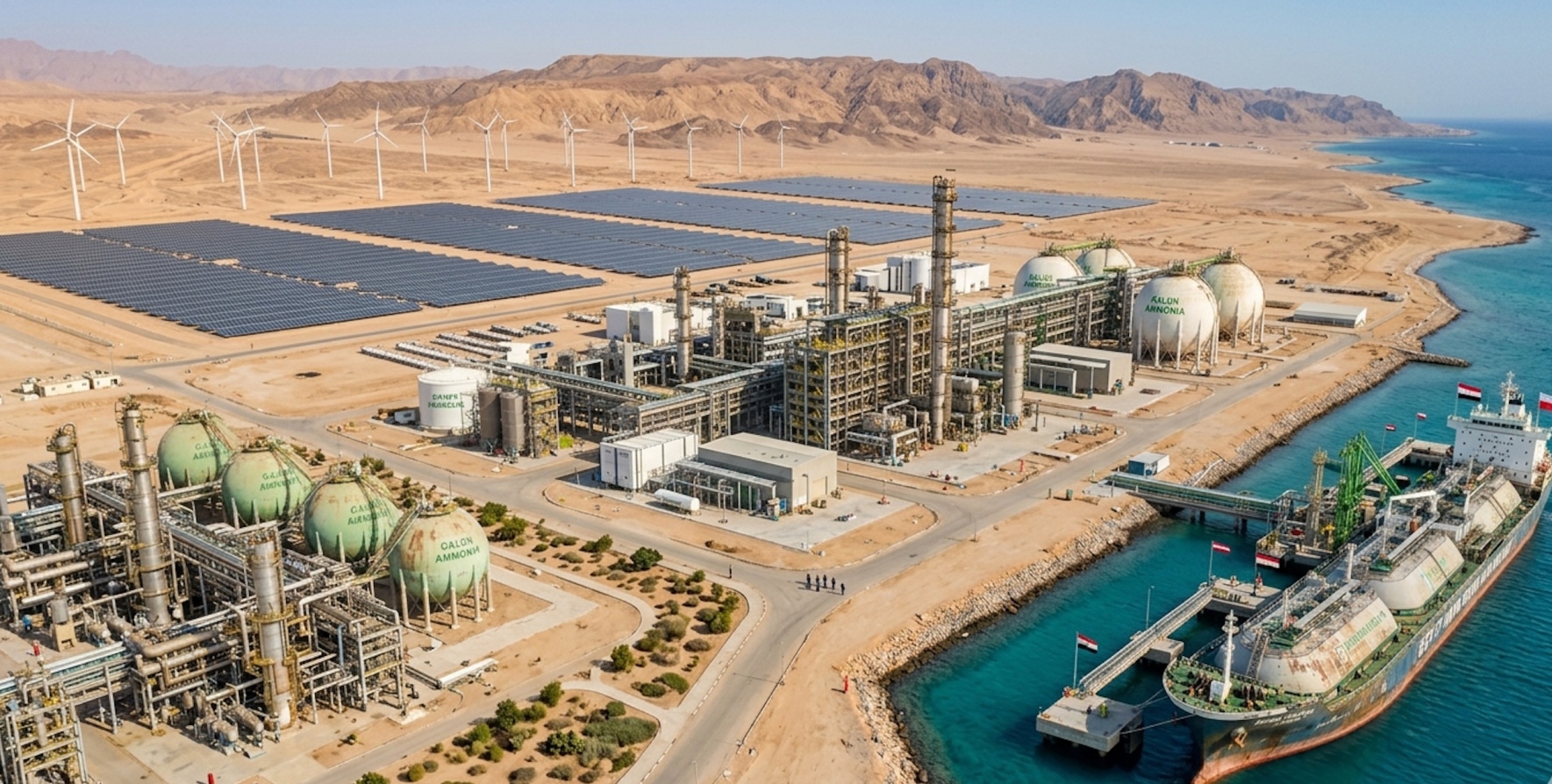 Egypt's $10B Green Ammonia Plant Powers Clean Energy Future