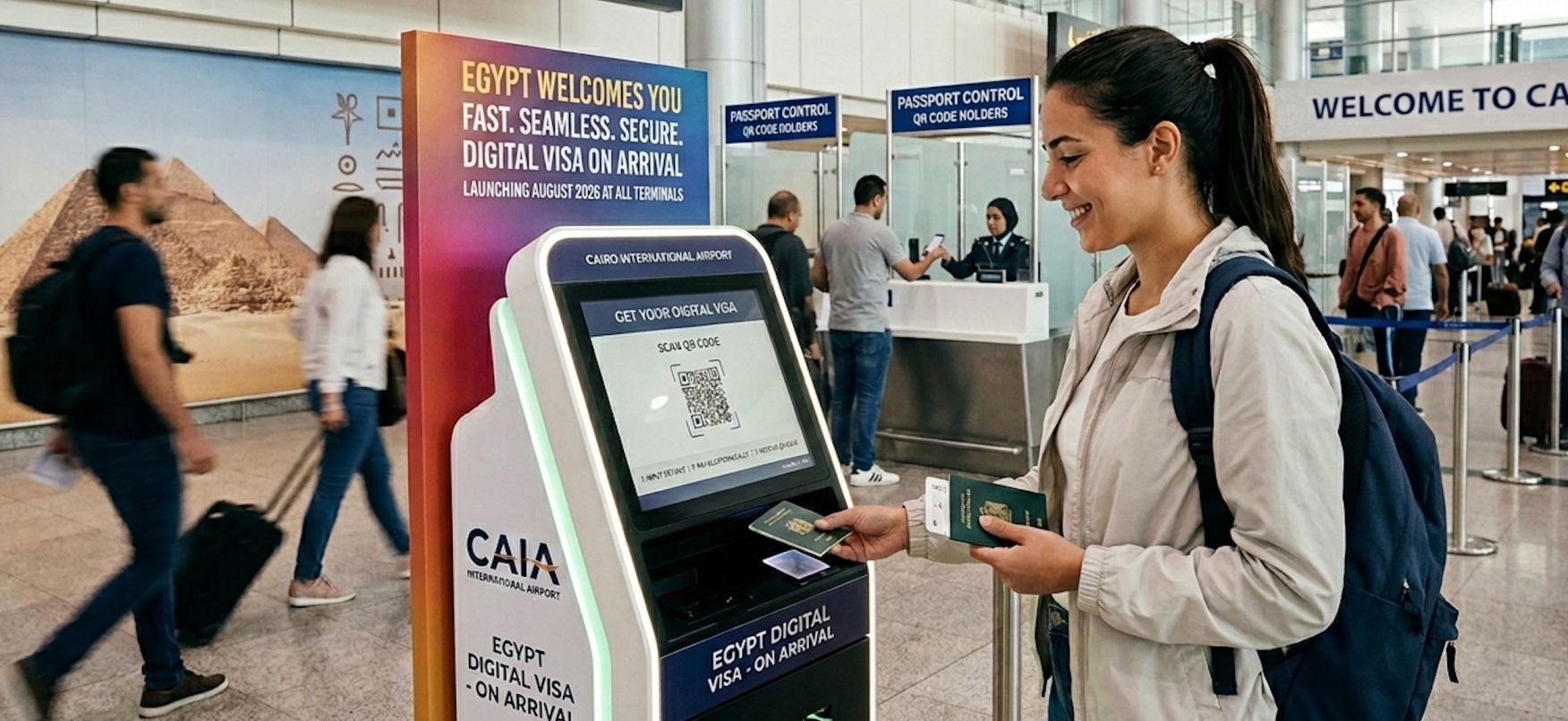 Egypt Launches Digital Visa System to End Airport Lines