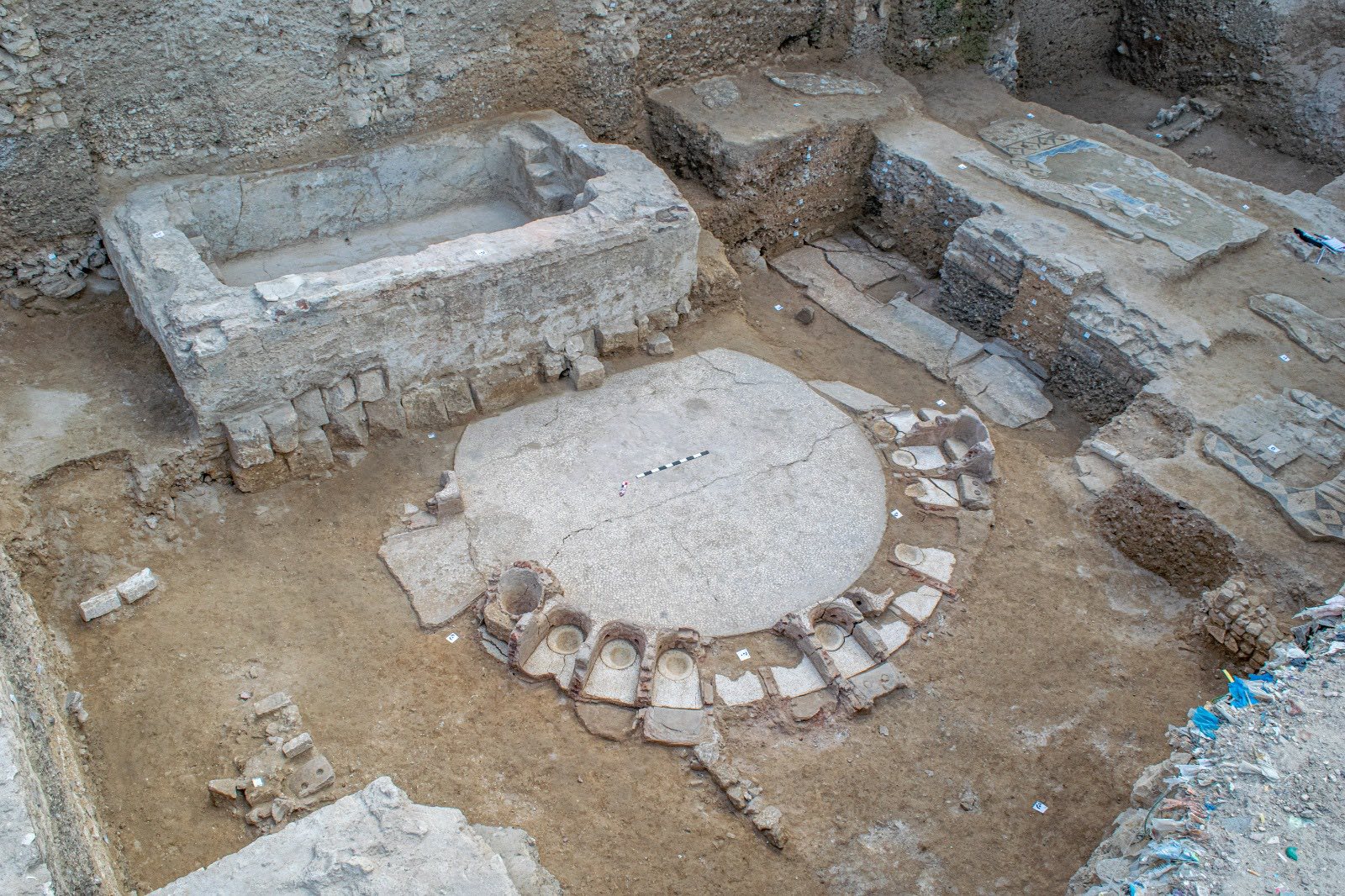 Ancient Alexandria Bath and Villa Found in Egypt