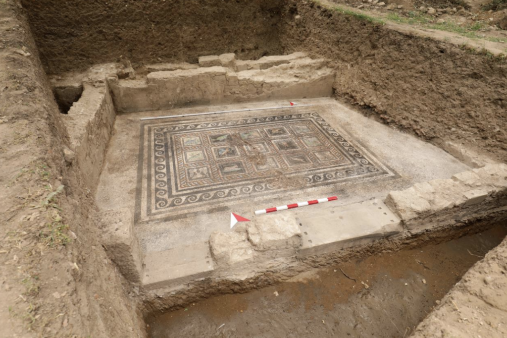 Roman Mosaic Names 1,800-Year-Old Pets Emerald and Ocean