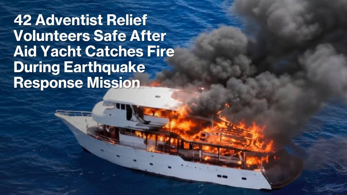 42 Aid Workers Rescued After Yacht Fire in Philippines