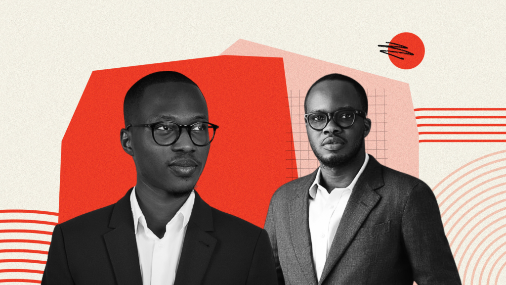Young African entrepreneur reviewing financial technology dashboard on laptop showing cross-border payment connections