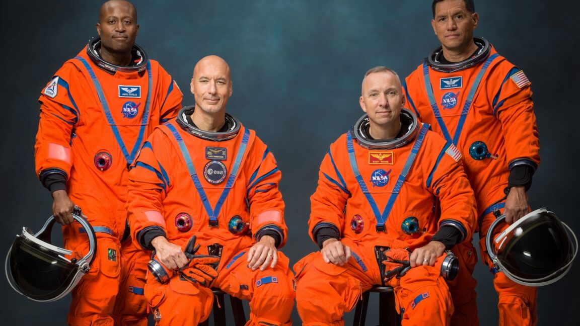 NASA Names Crew for Bold 2027 Moon Mission Test Flight