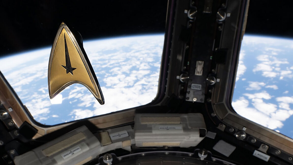 French Astronaut Honors Star Trek's 60th from Space Station