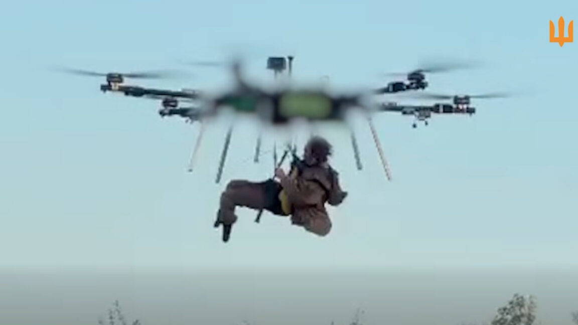 Ukraine Drone Rescues Wounded Soldier in Historic Flight