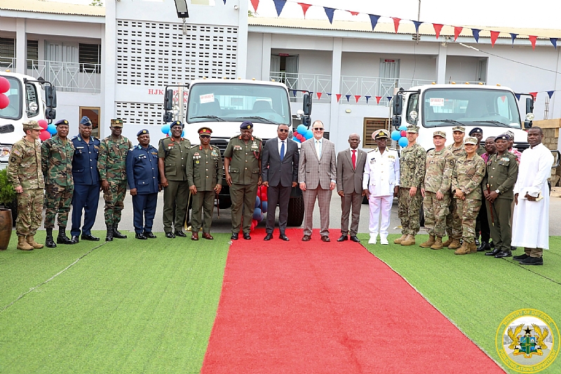 US Donates Heavy-Duty Trucks to Ghana Armed Forces