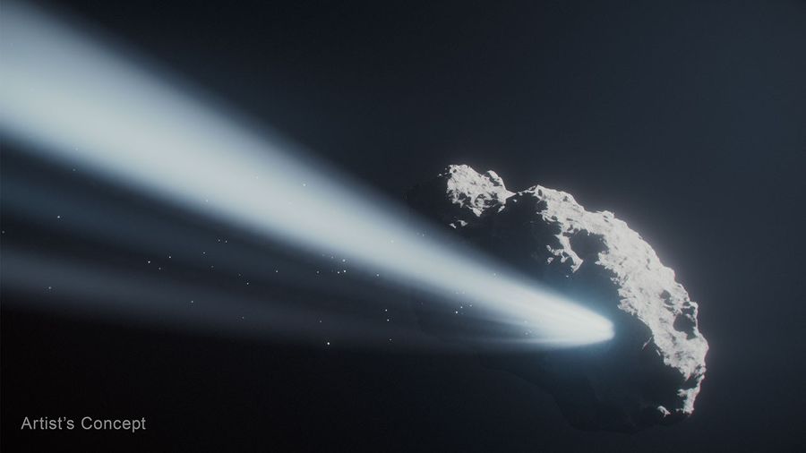 Hubble Watches Comet Reverse Its Spin Direction - Image 2