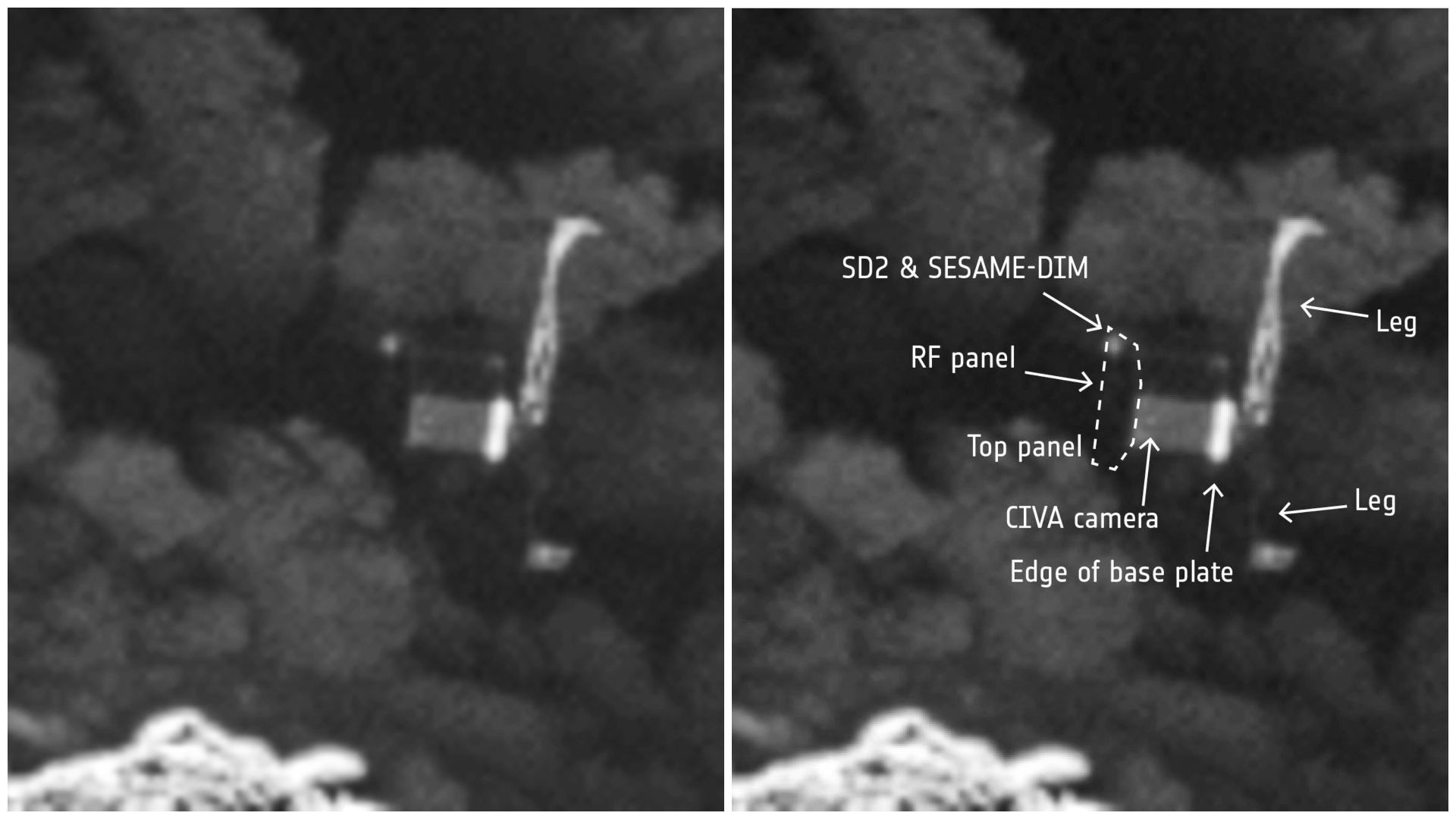 Lost Space Lander Found on Comet After 2-Year Search