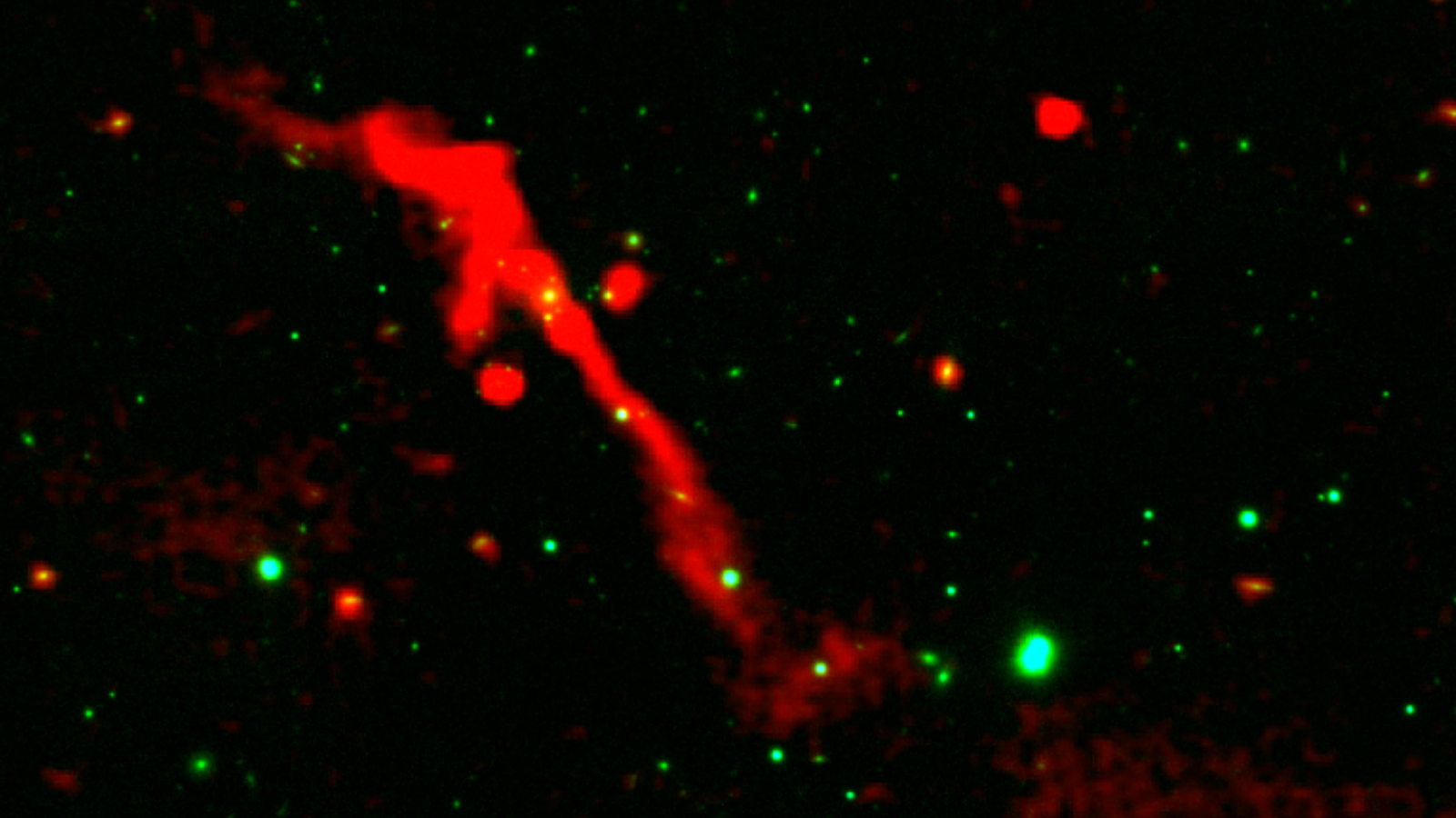 Dormant Black Hole Erupts Like Cosmic Volcano After 100M Years