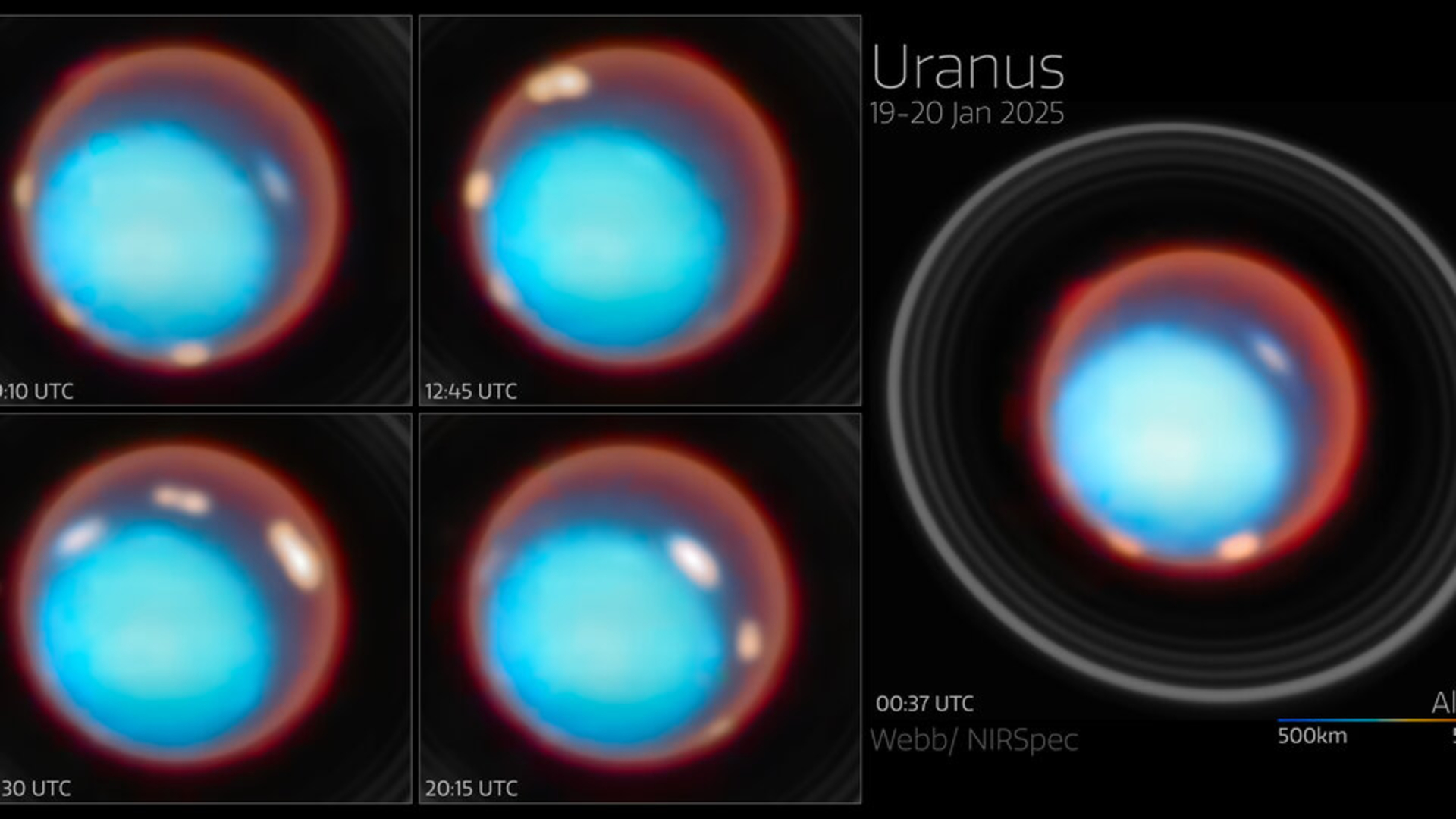 Webb Telescope Maps Glowing Auroras on Uranus - Image 2