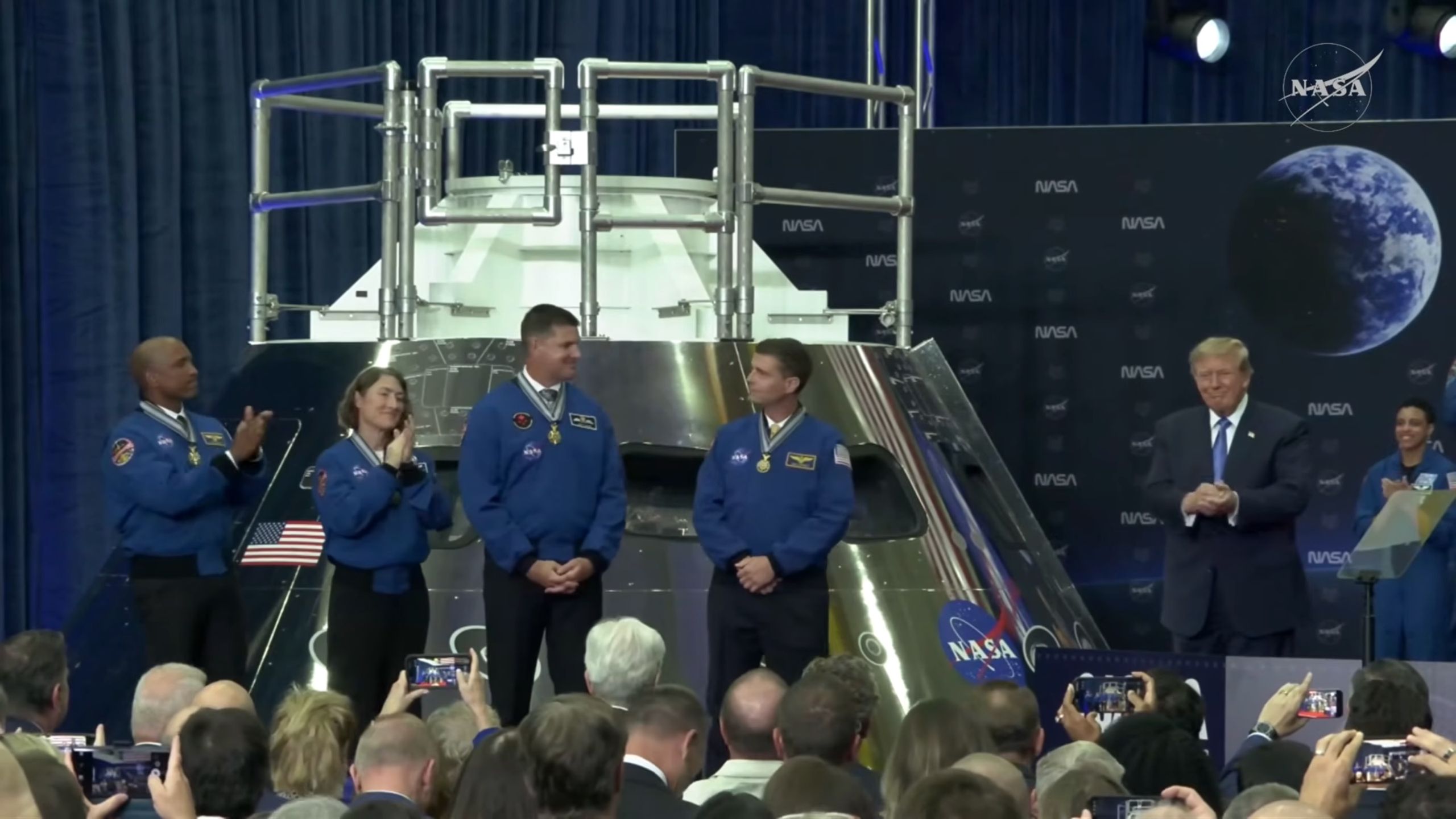 Artemis II Astronauts Receive Highest Space Honor