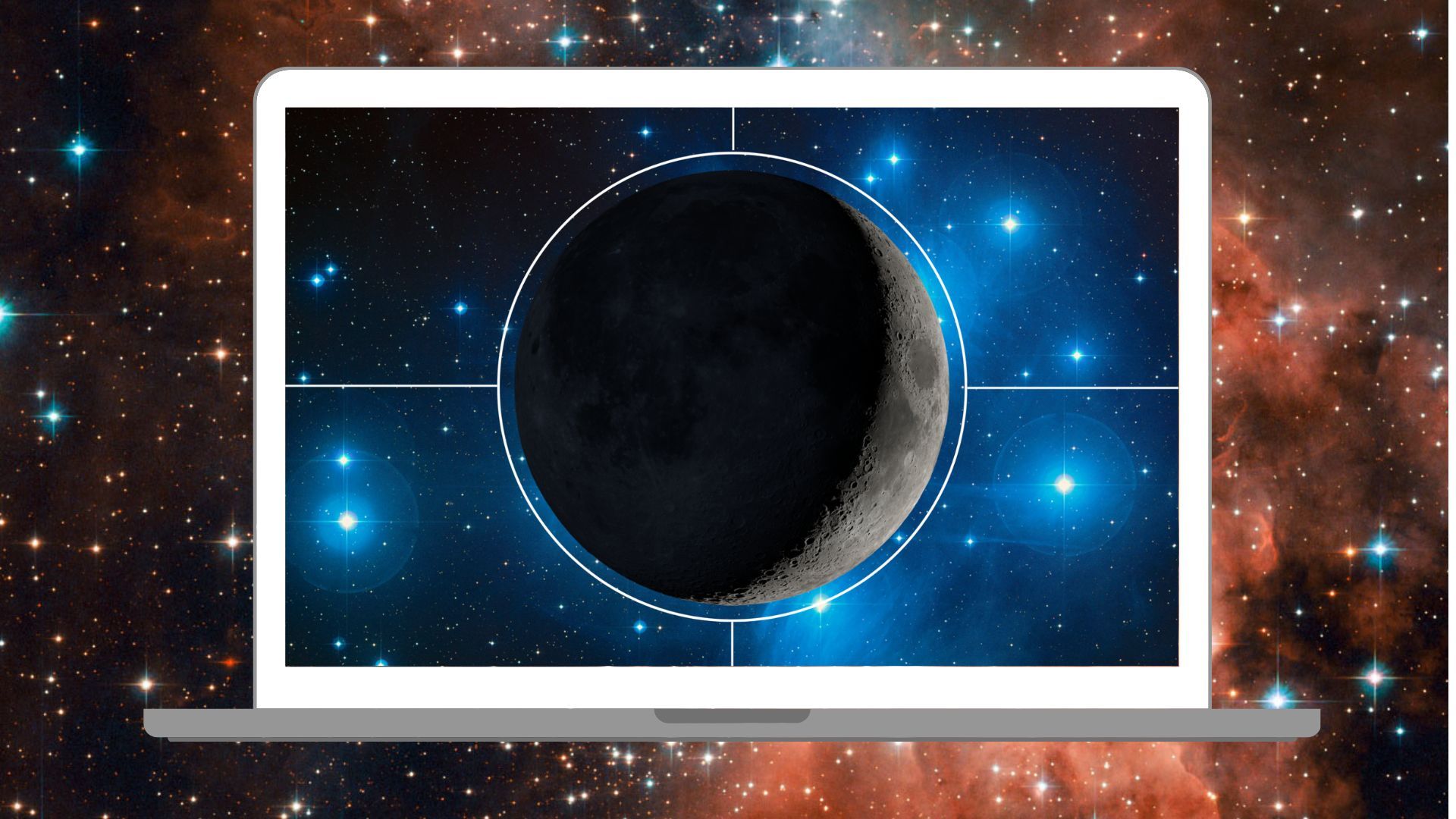 Watch the Moon Pass Through Pleiades Star Cluster Live