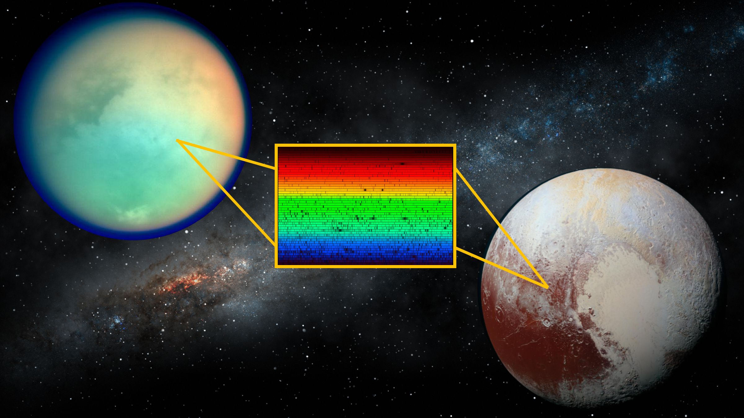 Webb Telescope Finds Mystery Molecule on Pluto and Titan