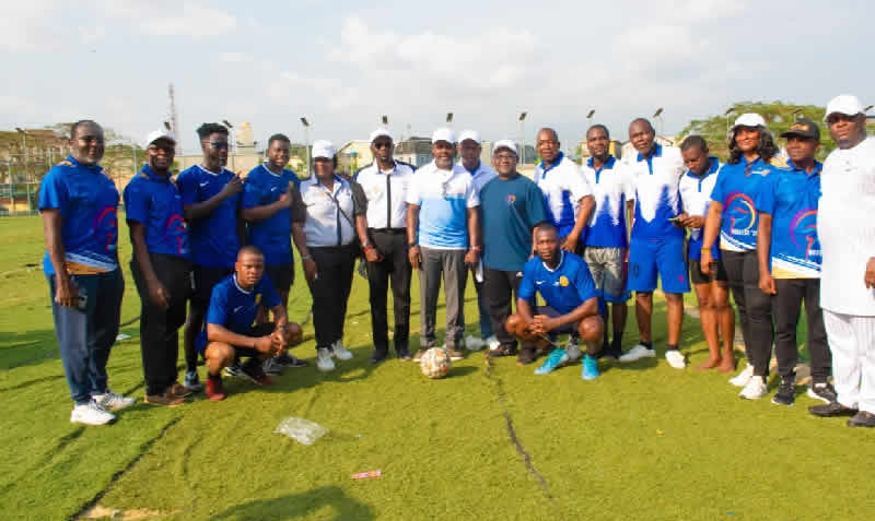Rotary Club members compete in outdoor sporting events at Lagos festival celebrating community unity