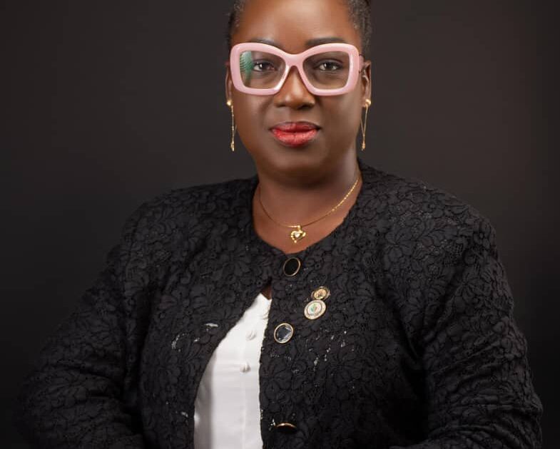 Lagos social worker Modupeola Sahid-Adebambo speaking about community unity and healing divisions