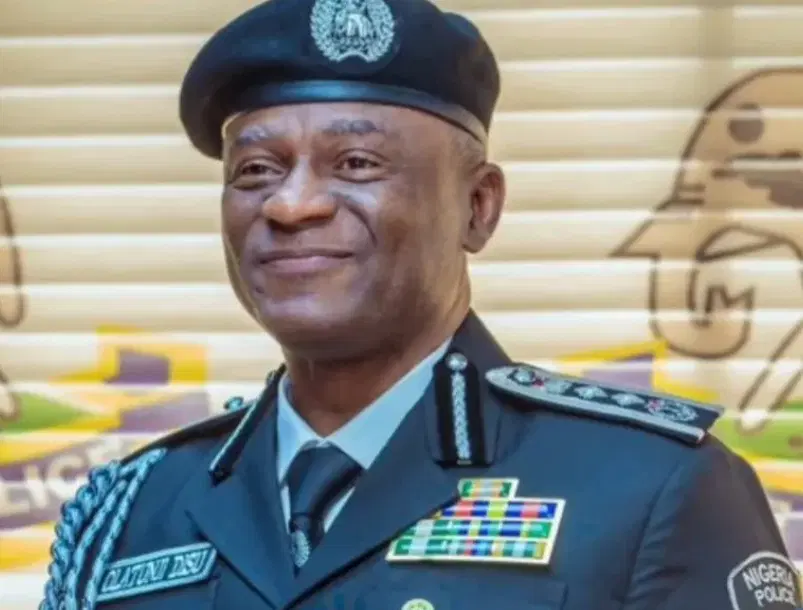 ** Nigeria's Inspector-General Tunji Disu at his swearing-in ceremony in Abuja