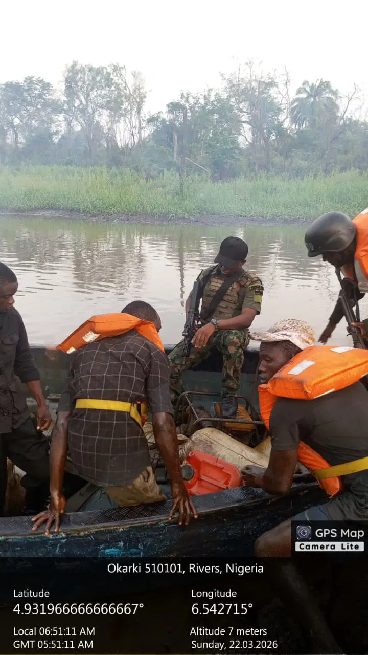 Nigerian Navy Seizes 44,000 Liters of Illegal Fuel