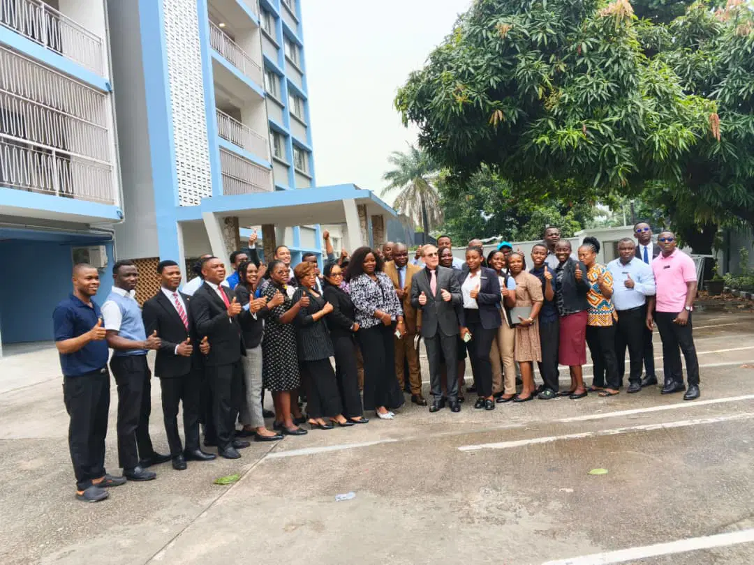 Lagos Continental Hotel staff and stakeholders gathered at training academy inauguration ceremony