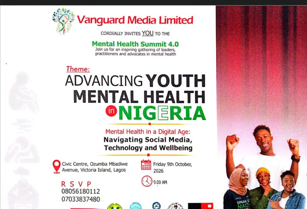 Nigeria's 4th Youth Mental Health Summit Set for Oct 9