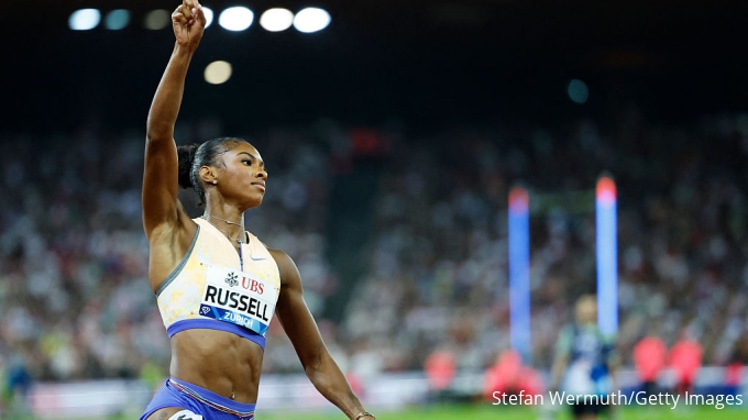 Olympic Champ Masai Russell Breaks 100m Hurdles Record