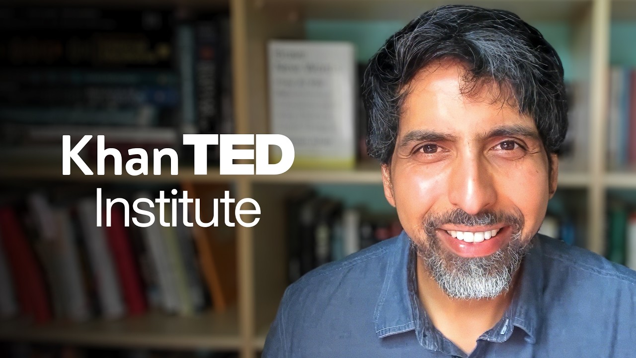 ** Khan Academy and TED logos combining to represent new educational partnership announcement
