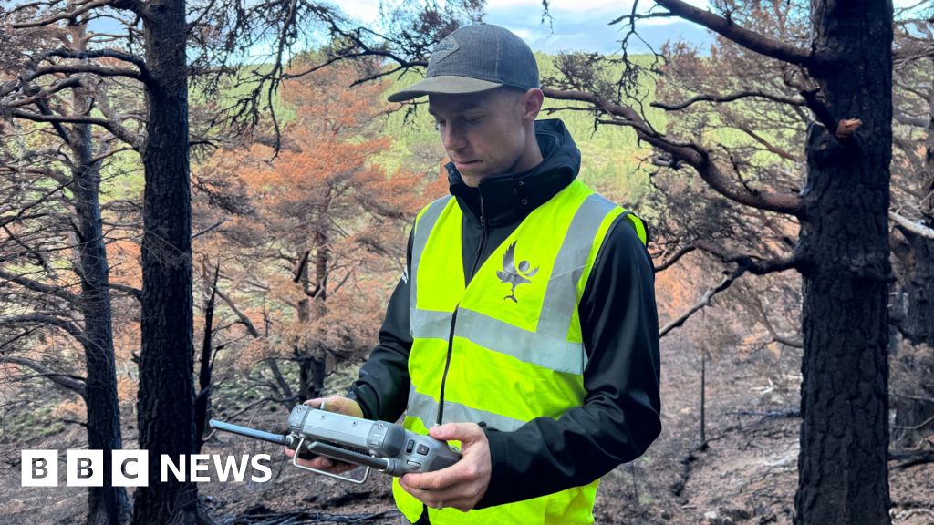 Drones Hunt Hidden Fires 3 Months After Scottish Wildfire