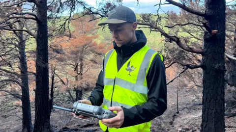 Drones Hunt Hidden Fires 3 Months After Scottish Wildfire - Image 2