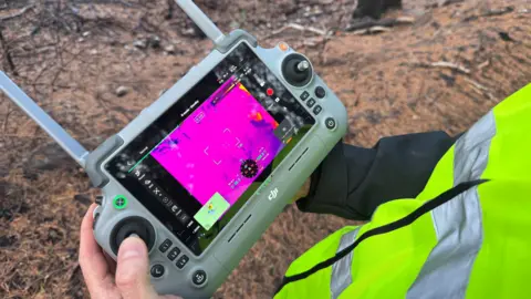 Drones Hunt Hidden Fires 3 Months After Scottish Wildfire - Image 3