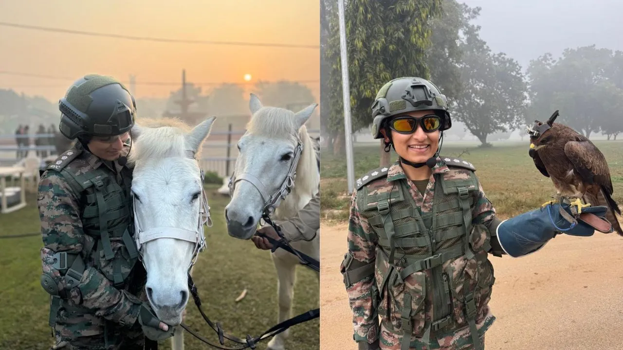 Captain Harshita Raghav Leads India's R-Day Animal Parade