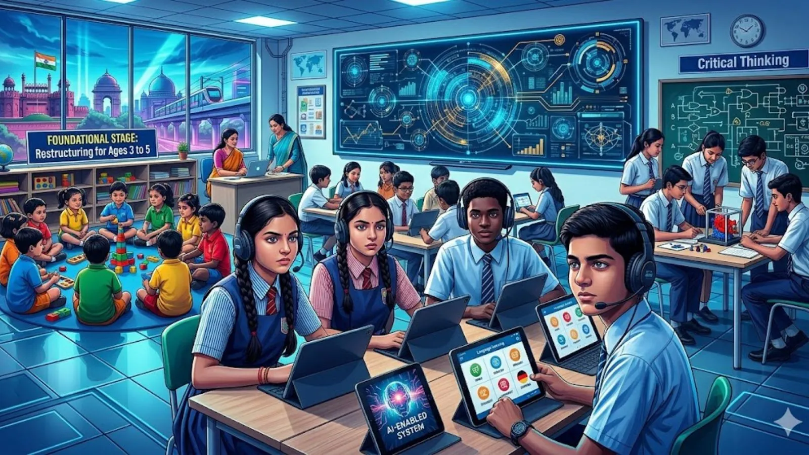 Delhi Launches AI Language Labs for 60,000 Students