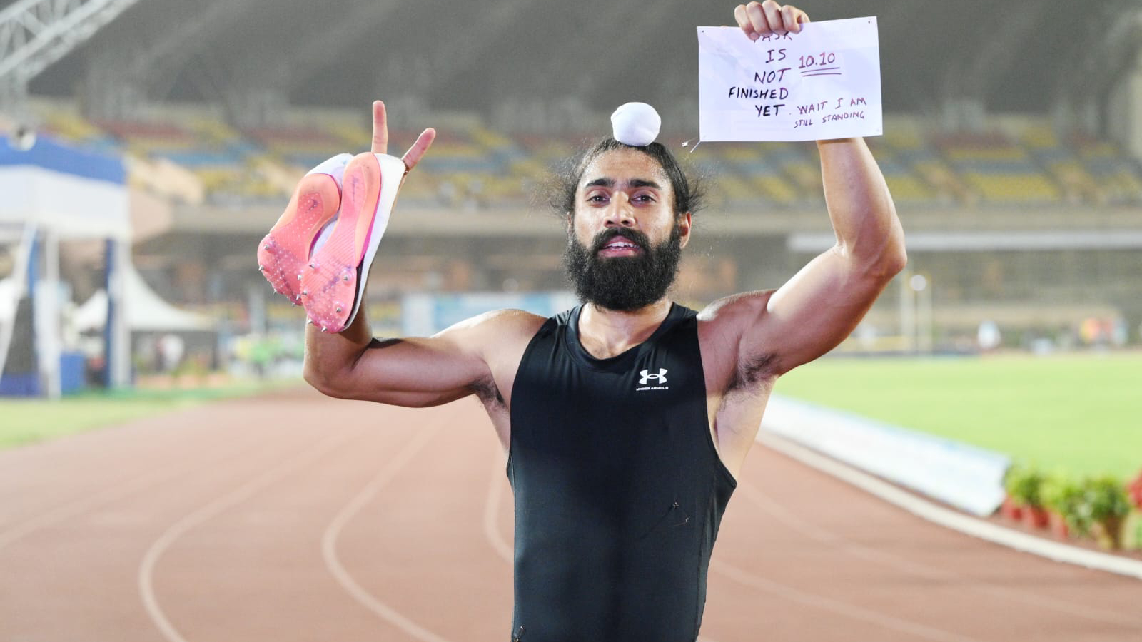 Indian Sprinter Breaks 100m Record Twice in Two Days