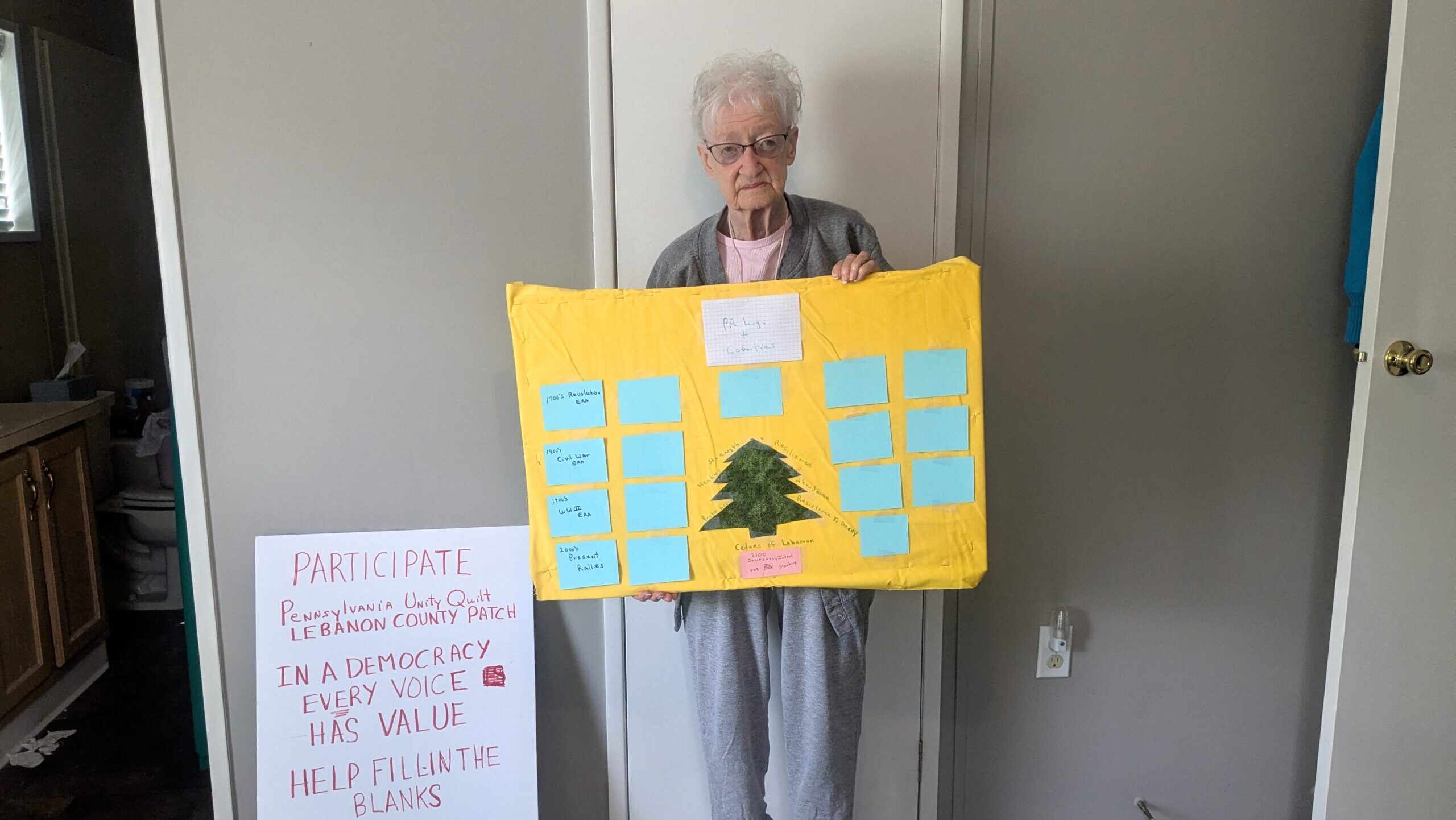 88-Year-Old Nurse Launches Unity Quilt for Pennsylvania