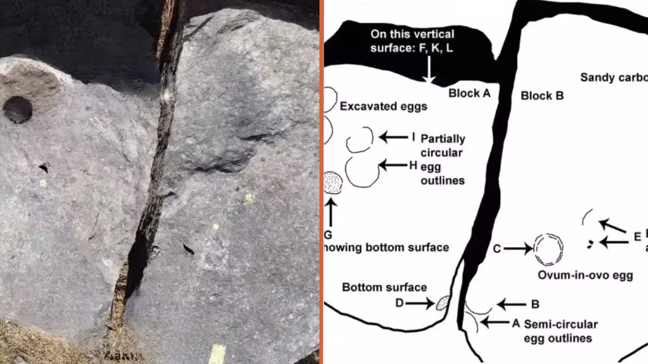 India Unearths 68M-Year-Old Egg Within an Egg Fossil