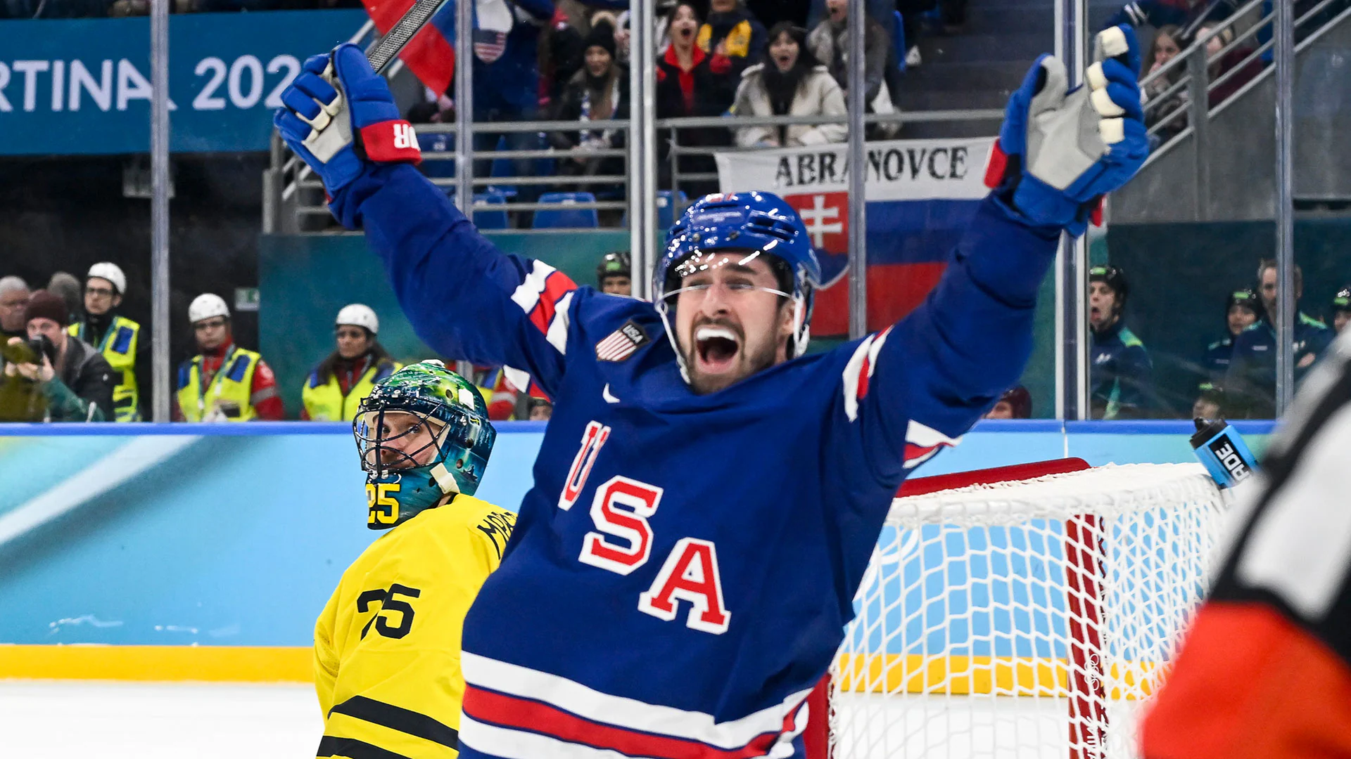 Team USA Crushes Slovakia 6-2, Faces Canada for Gold