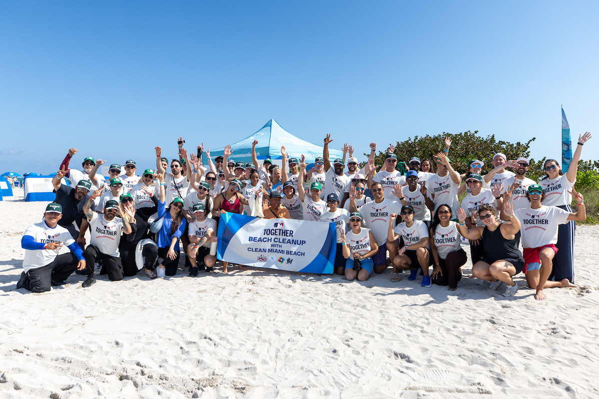 MLB Stars Help Clean Miami Beach Ahead of 2026 Classic