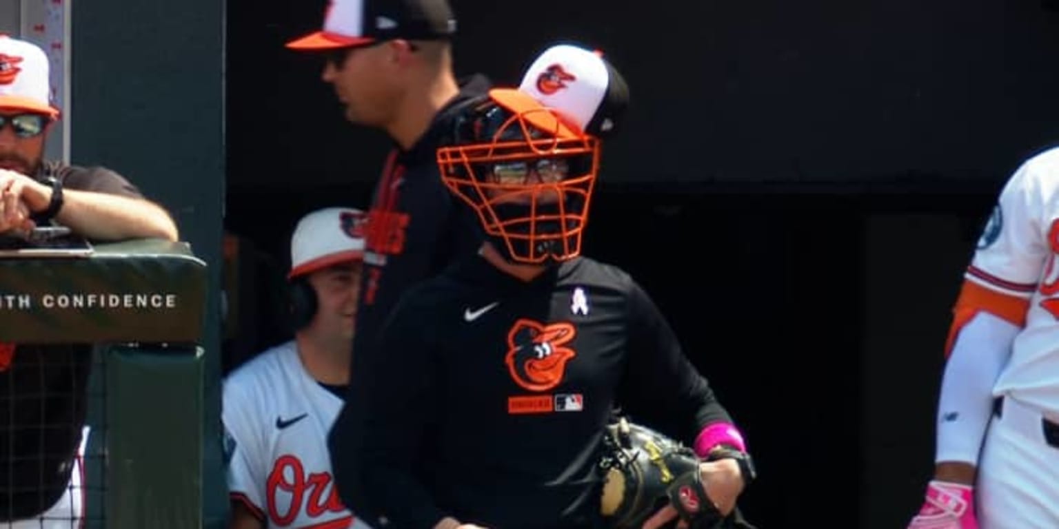 Orioles Manager Wears Catcher's Gear After Close Call