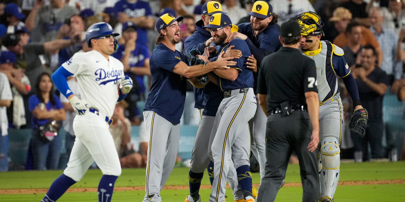 Brewers Sweep Dodgers, Reach First World Series in 42 Years