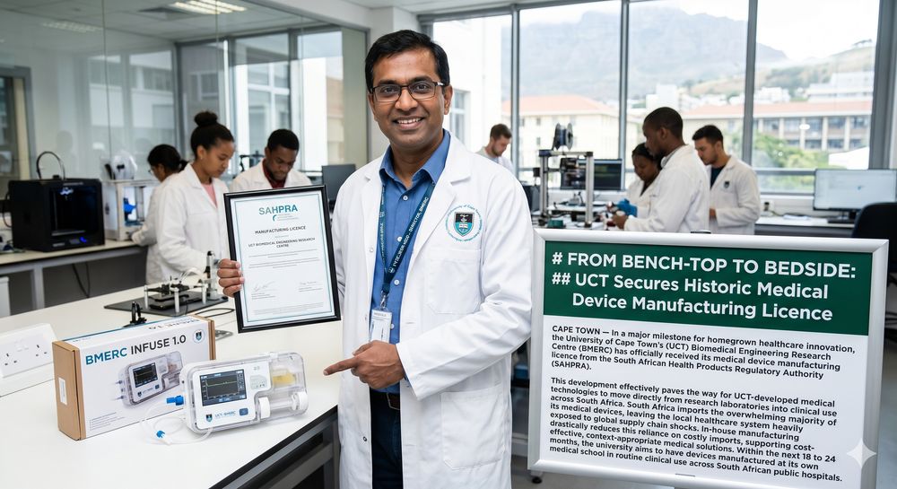 UCT Gains License to Make Medical Devices in South Africa