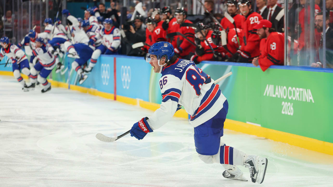 Jack Hughes Scores OT Goal, USA Wins Olympic Gold vs Canada