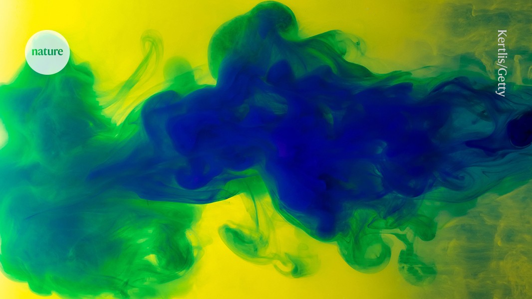 Colorful swirling vortex visualization representing fluid motion and the Navier-Stokes mathematical equations