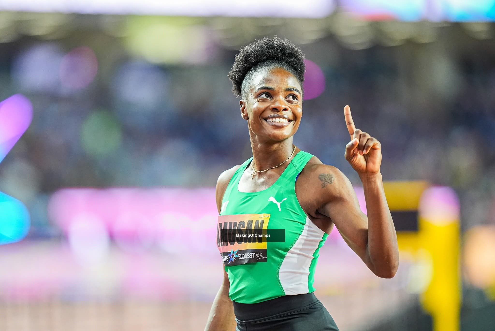 Nigerian Hurdler Amusan Wins $75K at World Championship