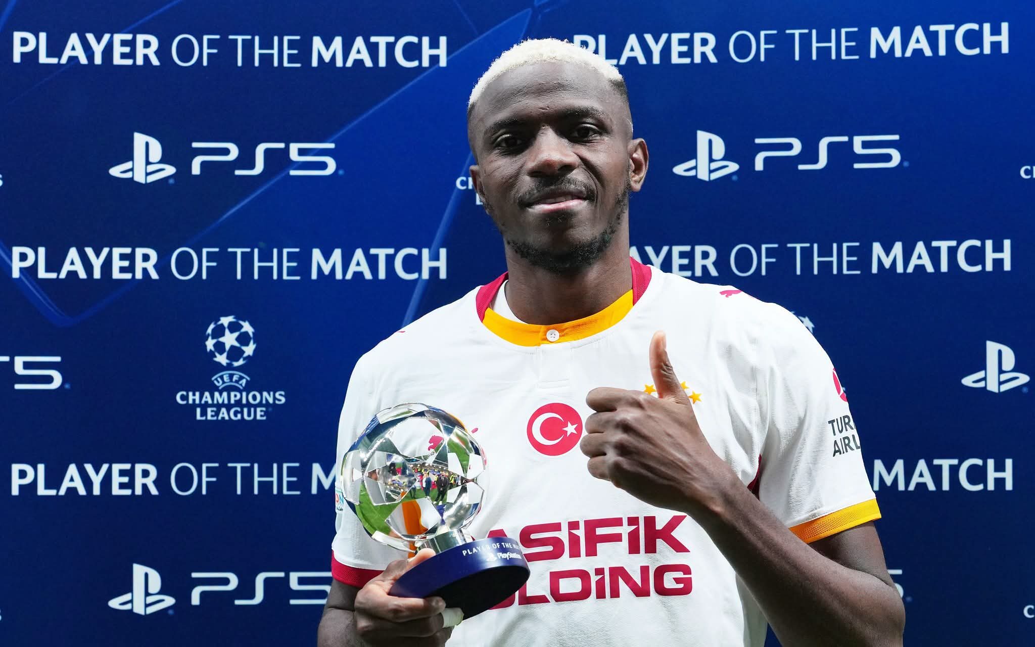 Nigerian Star Osimhen Scores in Galatasaray's Comeback Win