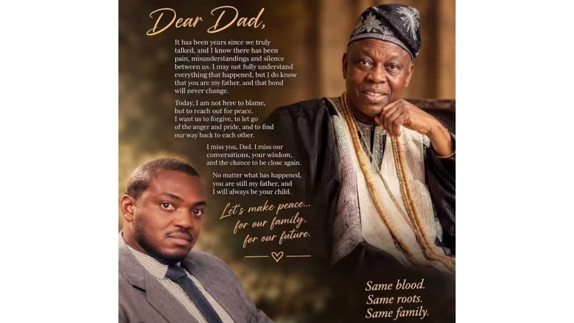 Son Asks Billionaire Dad for Forgiveness After 40 Years