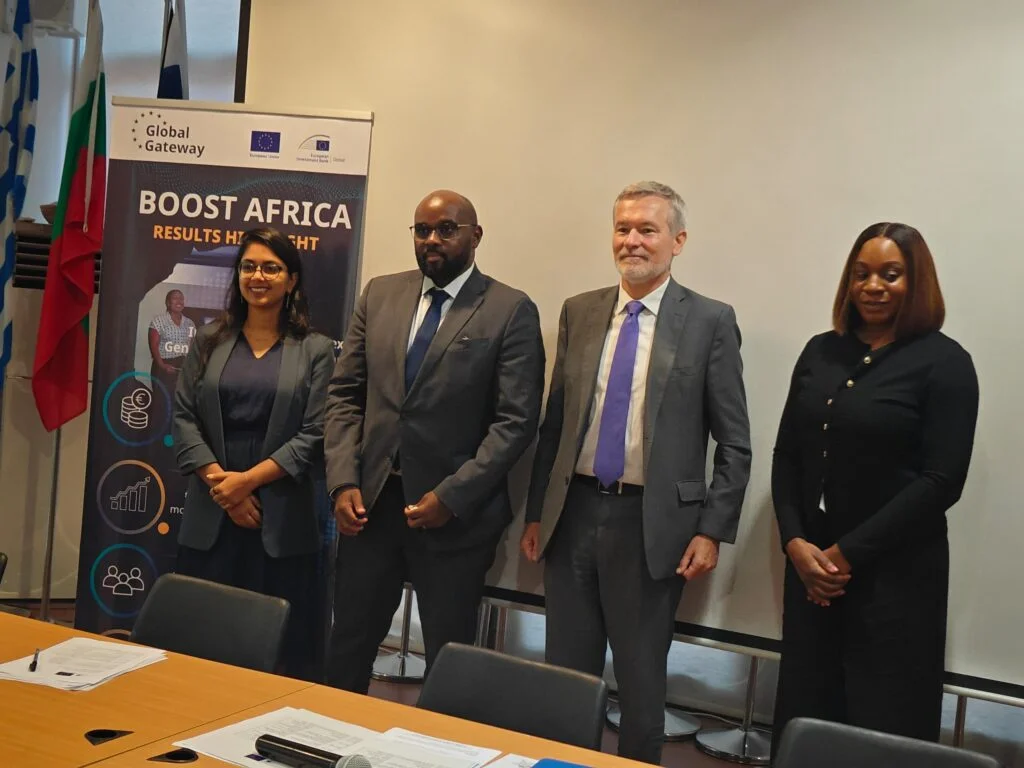 African entrepreneurs meeting with European Union investment partners to discuss business funding opportunities