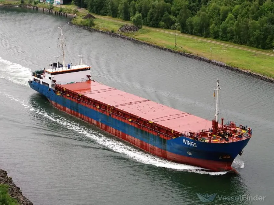 Cargo vessel Lady Mina at sea, where Azerbaijani sailors secured wage and safety promises