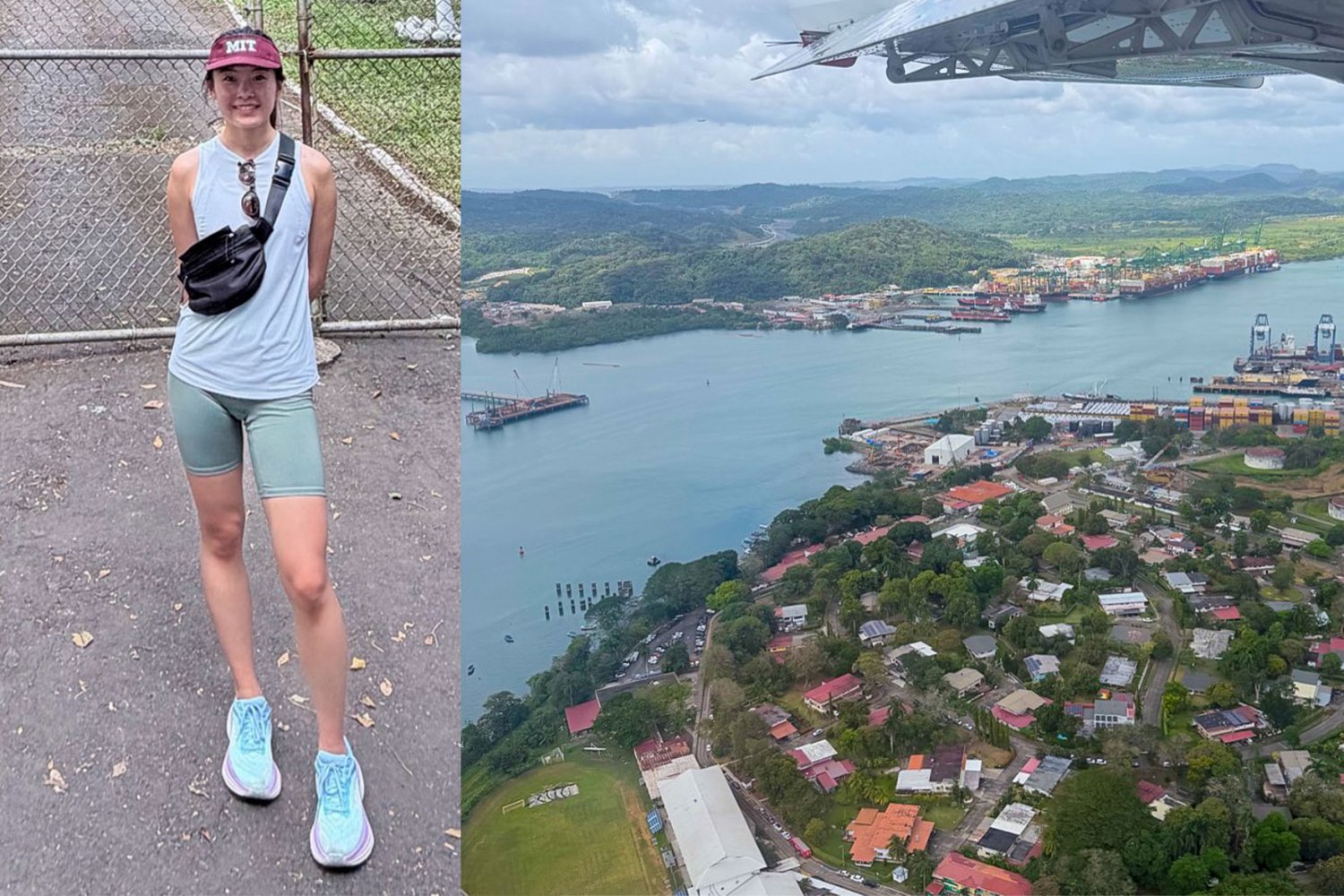 MIT student Cherry Tang exploring mangrove ecosystems during development internship in Panama