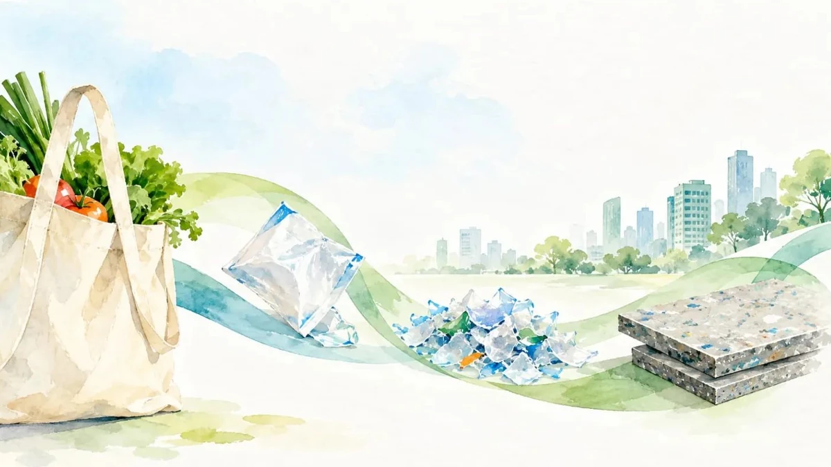 India Turns Plastic Waste Into Roads, Furniture, and Jobs