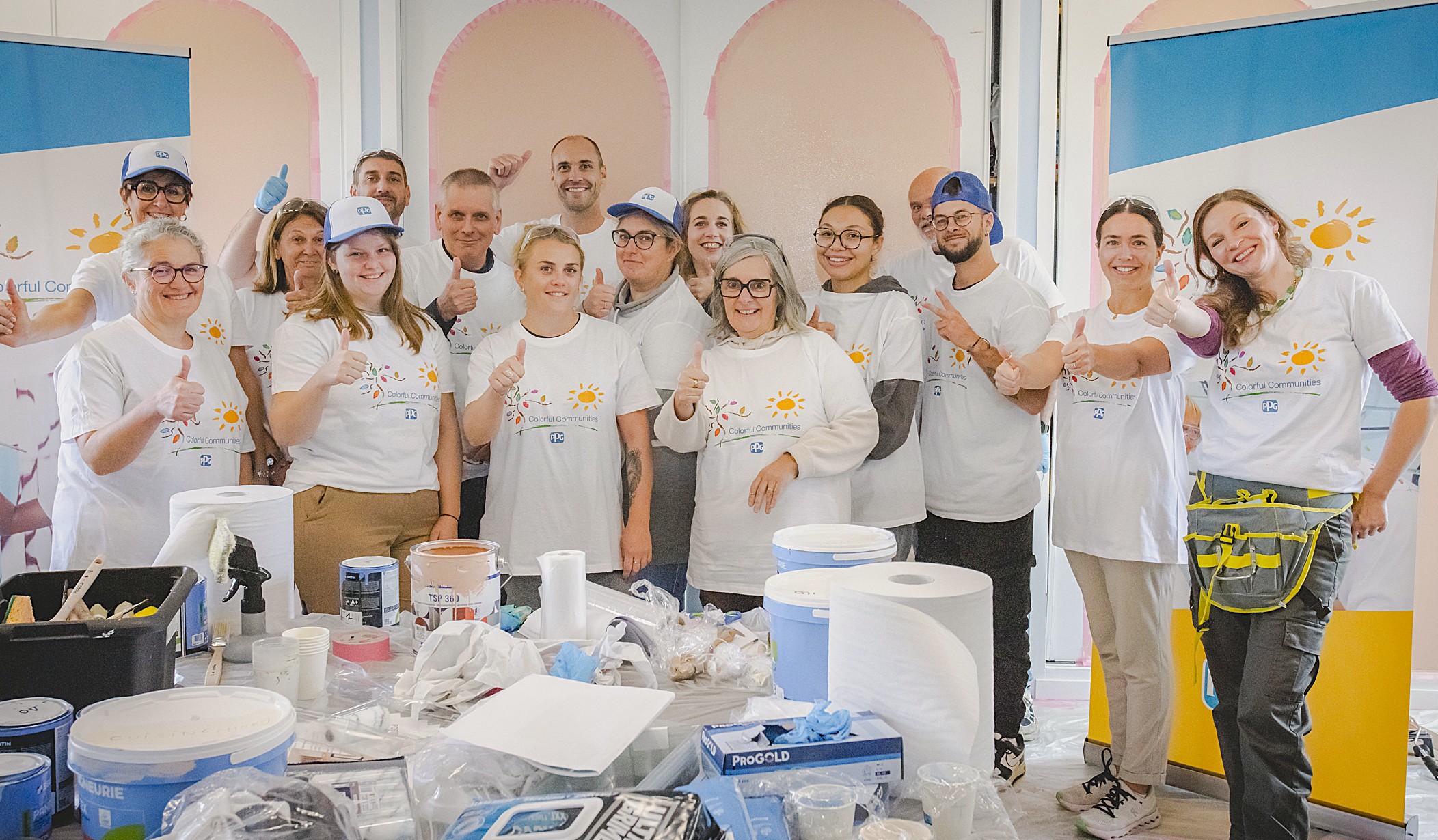 40 Volunteers Transform French Center for Neurodivergent People