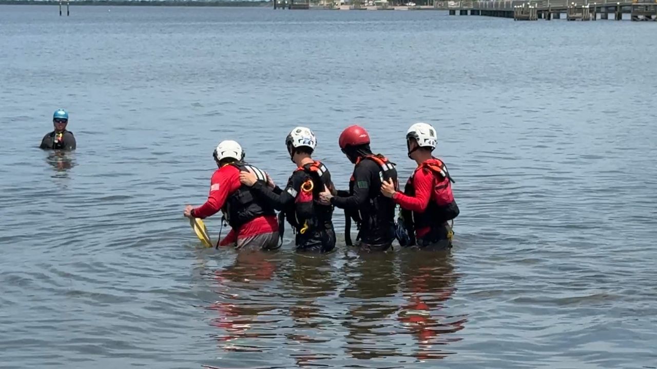 100 Florida Firefighters Train for Flood Rescues